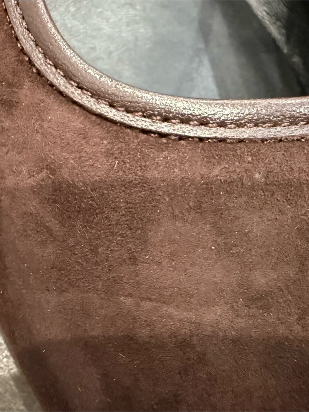 New Veronica Beard Ellie Suede Flat in Color Espresso retail $375 size 8.5 - Picture 7 of 13